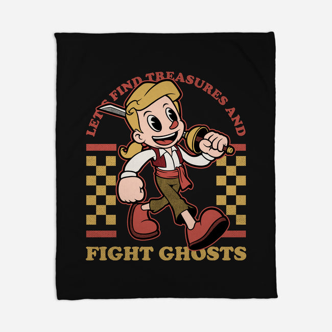 Game Mascot Monkey Pirate-None-Fleece-Blanket-Studio Mootant