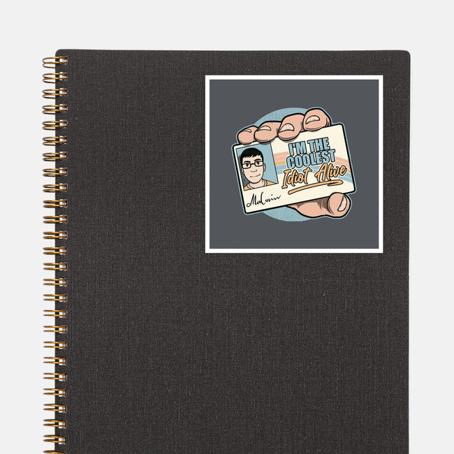 Driver License Idiot Movie-None-Glossy-Sticker-Studio Mootant