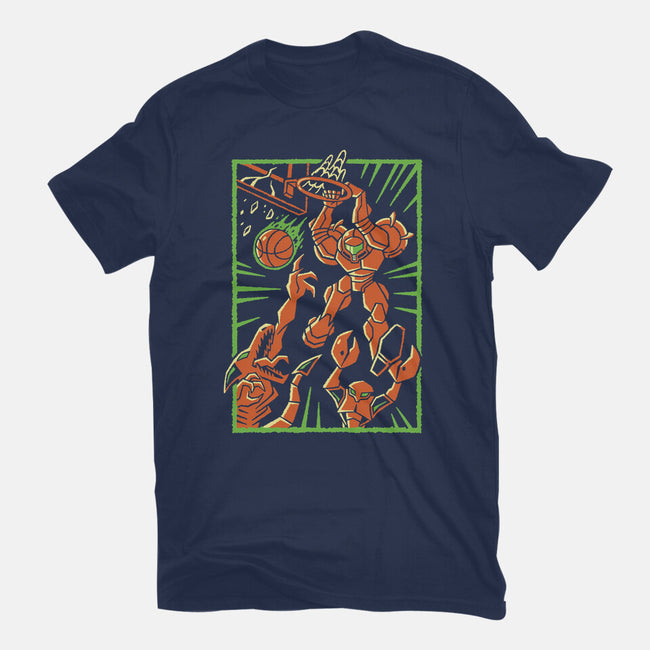 Space Slam-Womens-Basic-Tee-Henrique Torres