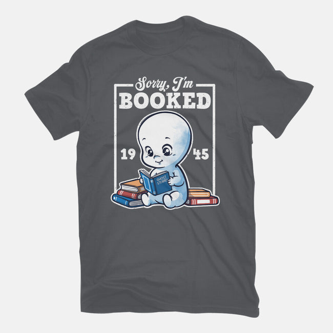 Booked Friendly Ghost-Unisex-Basic-Tee-NemiMakeit
