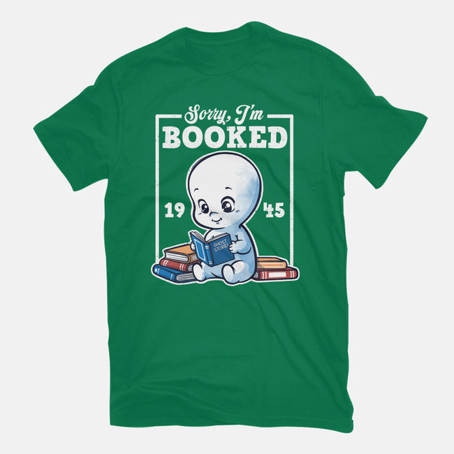 Booked Friendly Ghost-Womens-Basic-Tee-NemiMakeit