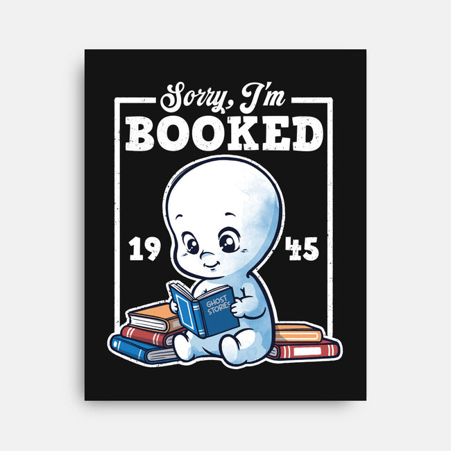 Booked Friendly Ghost-None-Stretched-Canvas-NemiMakeit