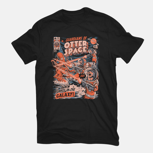 Guardians Of Otter Space-Mens-Heavyweight-Tee-eduely