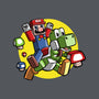 Dino Jockey-Mens-Heavyweight-Tee-zascanauta