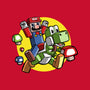 Dino Jockey-Mens-Heavyweight-Tee-zascanauta