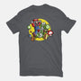 Dino Jockey-Mens-Heavyweight-Tee-zascanauta