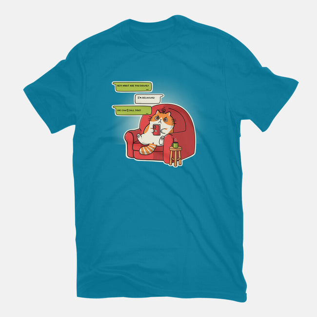 Relax At Home-Unisex-Basic-Tee-Freecheese