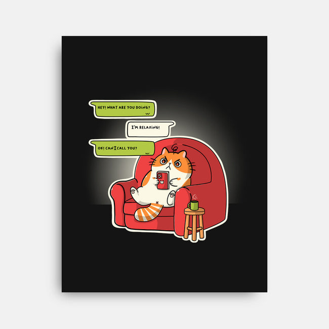 Relax At Home-None-Stretched-Canvas-Freecheese