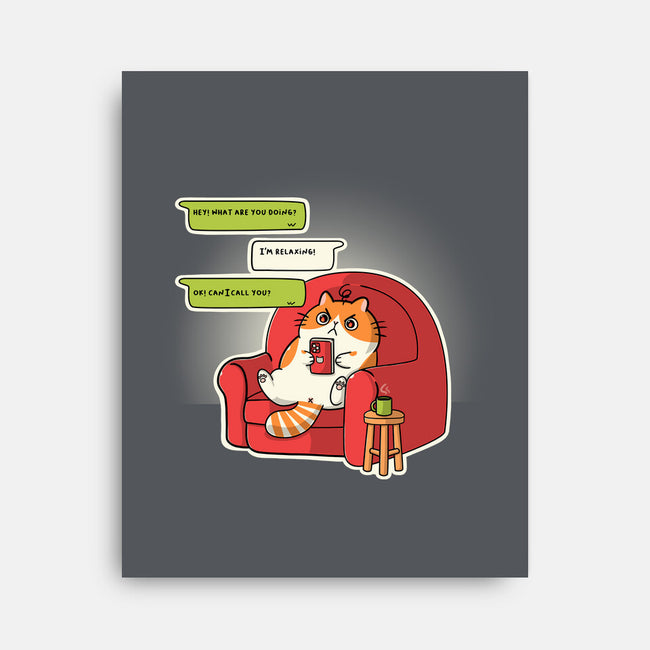Relax At Home-None-Stretched-Canvas-Freecheese