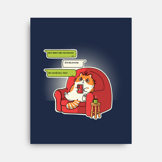 Relax At Home-None-Stretched-Canvas-Freecheese
