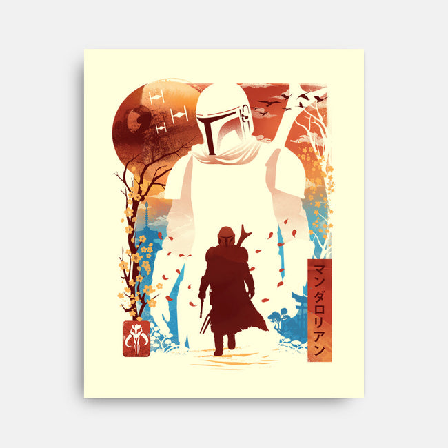 Lone Gunfighter-None-Stretched-Canvas-dandingeroz