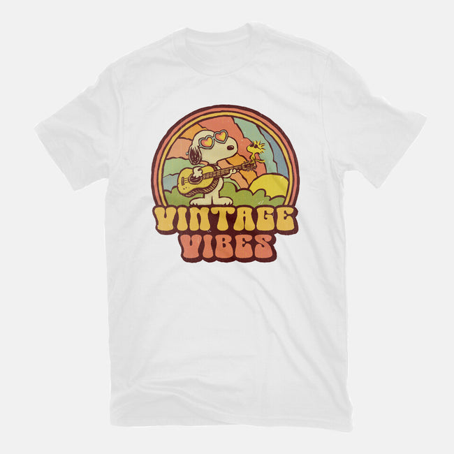 Vintage Beagle-Unisex-Basic-Tee-kg07