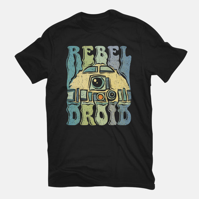 Vintage Droid-Unisex-Basic-Tee-kg07