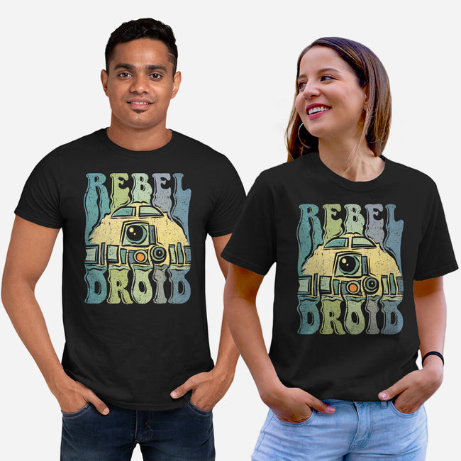 Vintage Droid-Unisex-Basic-Tee-kg07