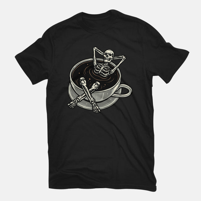 Coffee And Chill Vibes-Mens-Heavyweight-Tee-momma_gorilla