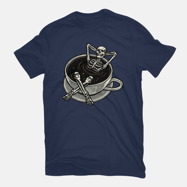 Coffee And Chill Vibes-Mens-Basic-Tee-momma_gorilla