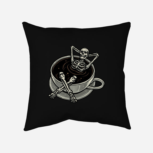 Coffee And Chill Vibes-None-Removable Cover w Insert-Throw Pillow-momma_gorilla