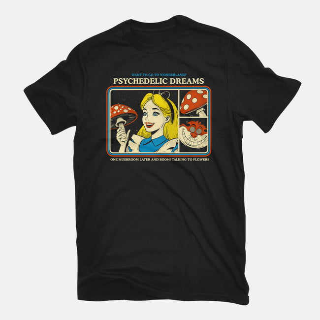 Psychedelic Dreams-Womens-Basic-Tee-Eoli Studio