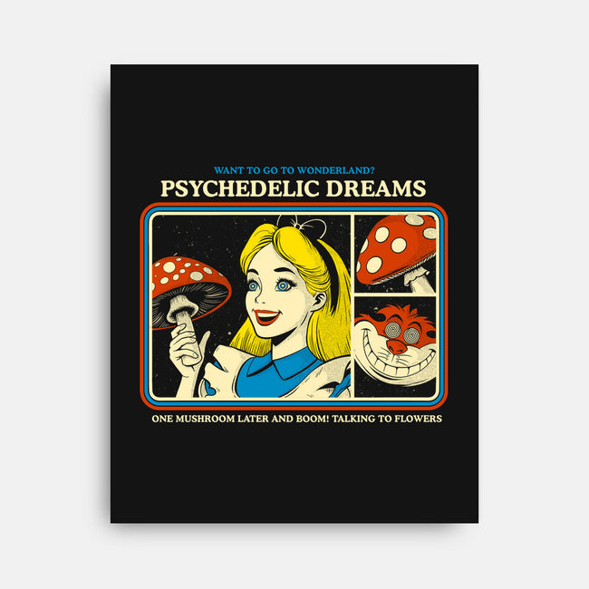 Psychedelic Dreams-None-Stretched-Canvas-Eoli Studio