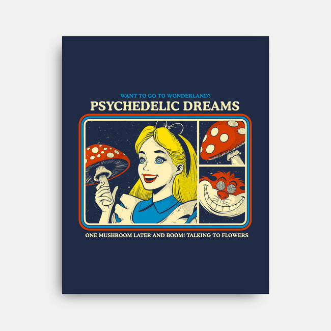 Psychedelic Dreams-None-Stretched-Canvas-Eoli Studio