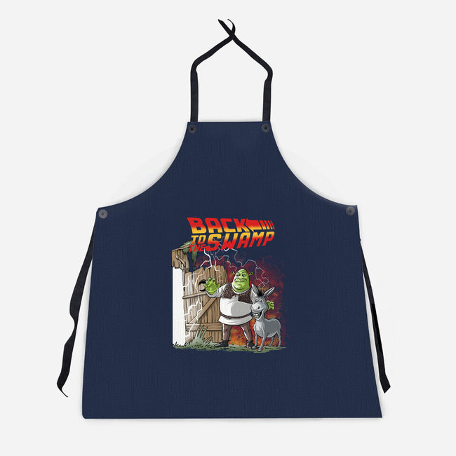 Back To The Swamp-Unisex-Kitchen-Apron-zascanauta