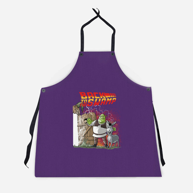 Back To The Swamp-Unisex-Kitchen-Apron-zascanauta