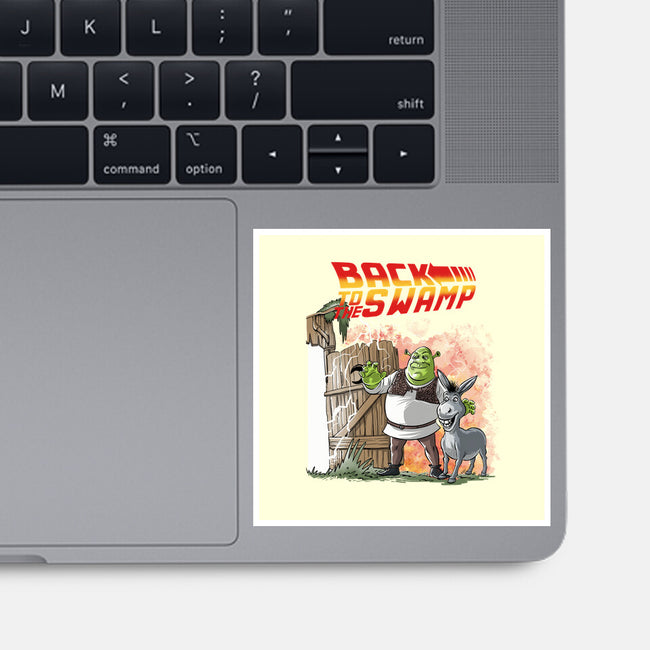 Back To The Swamp-None-Glossy-Sticker-zascanauta