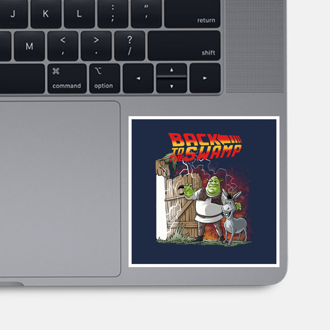 Back To The Swamp-None-Glossy-Sticker-zascanauta