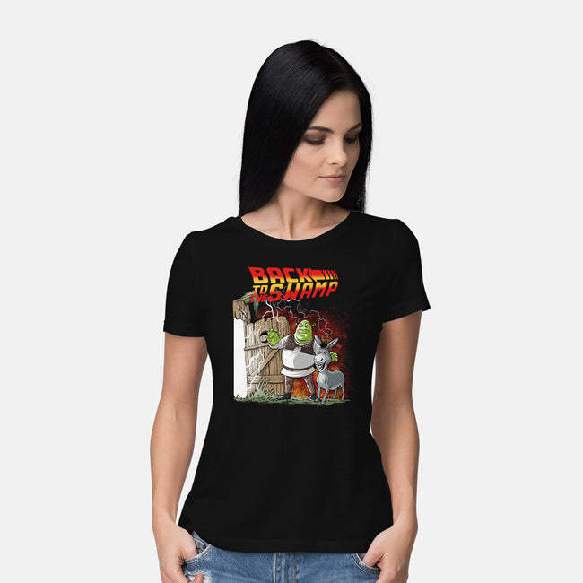 Back To The Swamp-Womens-Basic-Tee-zascanauta