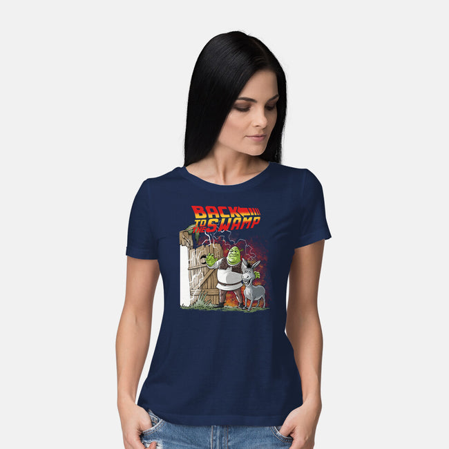 Back To The Swamp-Womens-Basic-Tee-zascanauta