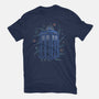 Neon Line-Art Time And Space Box-Youth-Basic-Tee-Astrobot Invention