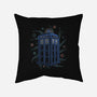 Neon Line-Art Time And Space Box-None-Removable Cover w Insert-Throw Pillow-Astrobot Invention