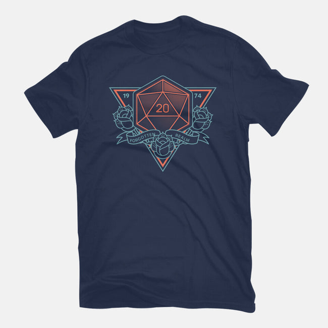 Neon Hipster Critical Dice-Mens-Premium-Tee-Astrobot Invention