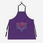 Neon Hipster Critical Dice-Unisex-Kitchen-Apron-Astrobot Invention