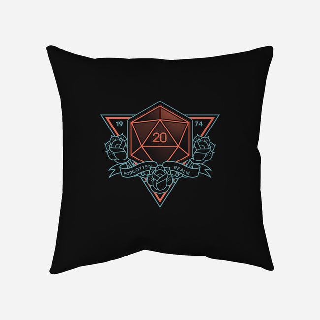 Neon Hipster Critical Dice-None-Removable Cover w Insert-Throw Pillow-Astrobot Invention