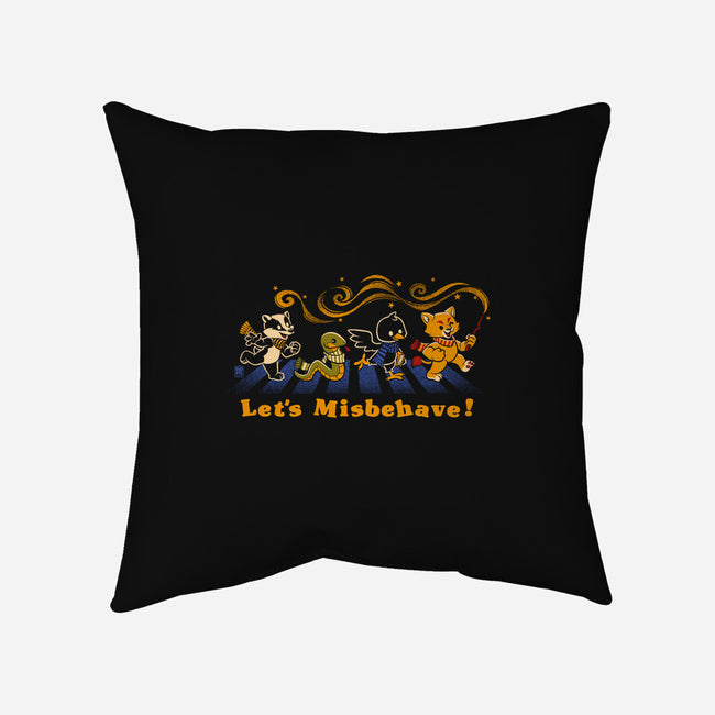 Let's Misbehave Magic Animals-None-Removable Cover w Insert-Throw Pillow-worlddominationforcats