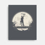 Boom Moon-None-Stretched-Canvas-rocketman_art