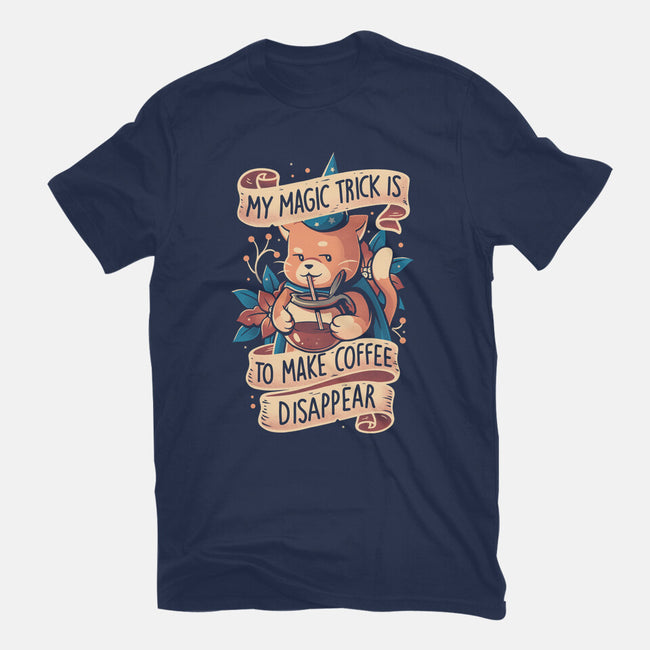 Magic Trick Cat-Mens-Basic-Tee-eduely