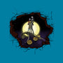 Nightmare Through The Wall-None-Fleece-Blanket-zascanauta