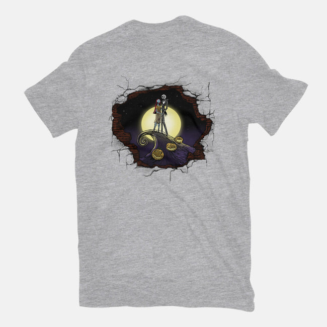 Nightmare Through The Wall-Womens-Basic-Tee-zascanauta