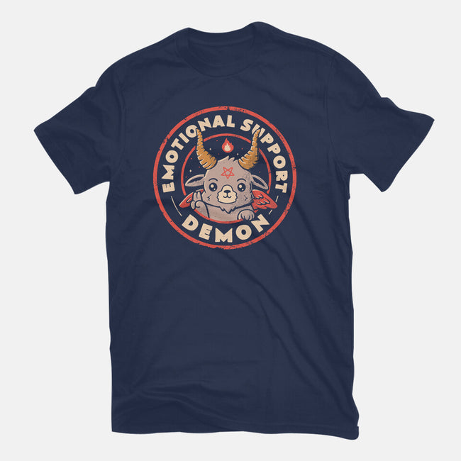Emotional Support Demon-Youth-Basic-Tee-eduely