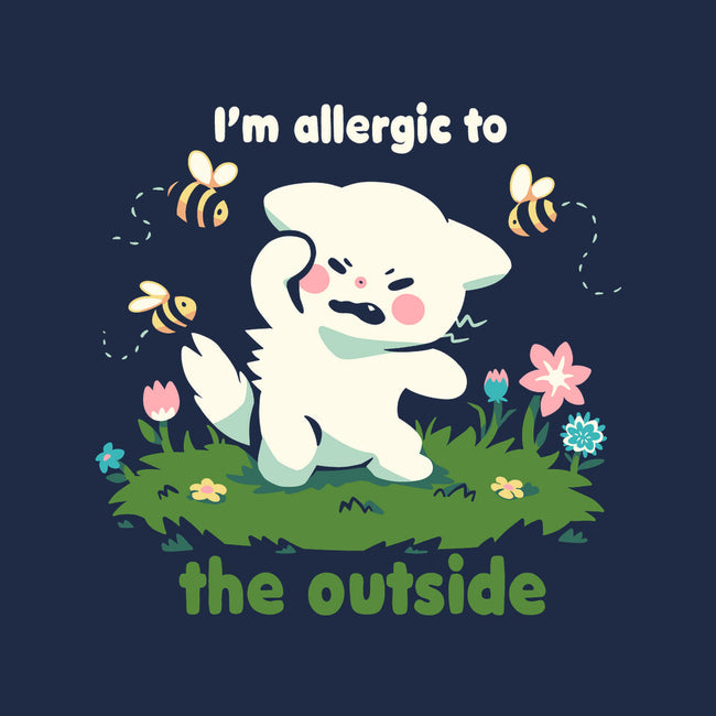 Allergic To The Outside-None-Basic Tote-Bag-TechraNova