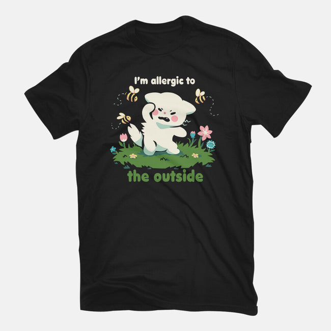 Allergic To The Outside-Mens-Heavyweight-Tee-TechraNova