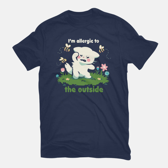 Allergic To The Outside-Youth-Basic-Tee-TechraNova