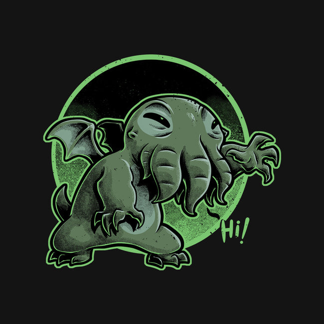 Cthulhu Says Hi-None-Stretched-Canvas-Studio Mootant