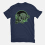 Cthulhu Says Hi-Womens-Basic-Tee-Studio Mootant