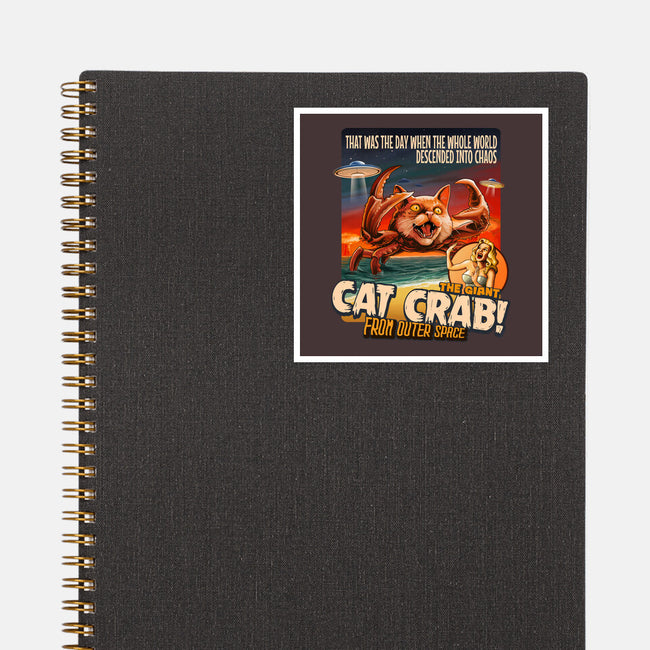 The Giant Cat Crab-None-Glossy-Sticker-daobiwan