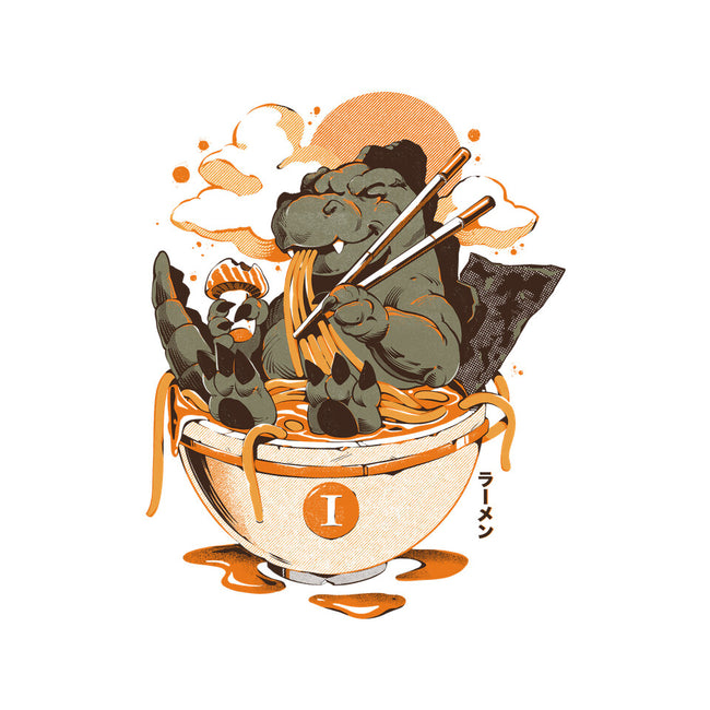 Monster's Ramen Bowl-Womens-Fitted-Tee-ilustrata