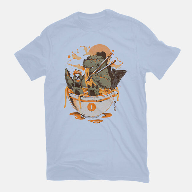 Monster's Ramen Bowl-Womens-Fitted-Tee-ilustrata