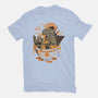 Monster's Ramen Bowl-Womens-Fitted-Tee-ilustrata